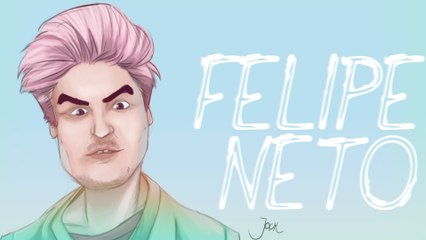 Desenhando o Felipe Neto #FanArt