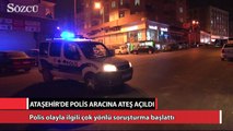 Ataşehir’de polis aracına doğru ateş açıldı