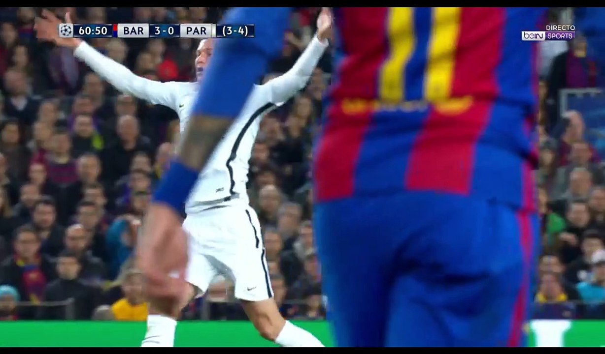 Edinson Cavani Goal HD - Barcelona 3-1 PSG - 08.03.2017