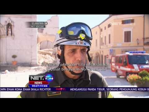 Gempa Kembali Guncang Italia, Sejumlah Bangunan Bersejarah Rusak Parah - NET24
