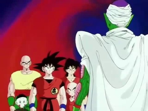 Goku vê Piccolo Jr pela primeira vez