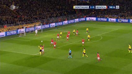 Borussia Dortmund 2-0 Benfica - Christian Pulisic Goal HD - 08.03.2017