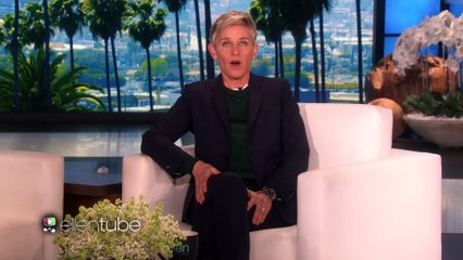 Ellen in Emma Watson's Ear