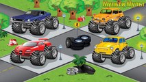Монстр Трак Мультик про машинки Игры Гонки для детей Stickman Downhill Monstertruck
