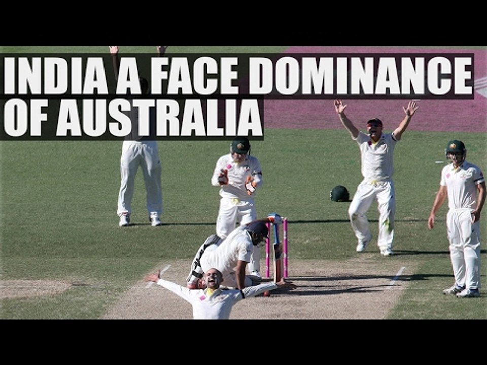 India A vs Australia: Visitors get good batting practice in first innings | Oneindia News