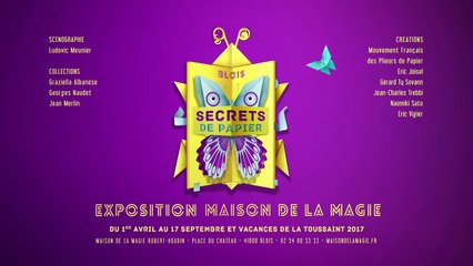 TEASER EXPO SECRETS DE PAPIER 2017