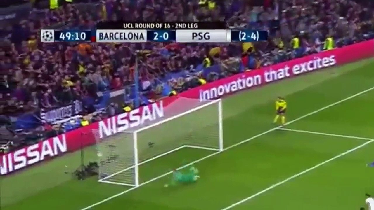 Barcelona vs PSG Buts - 08-03-2017 Champions League