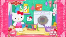 Hello Kitty Games Movie - Hello Kitty Laundry Day - Baby Movie Game - Dora The Explorer