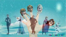 Disney Frozen Finger Family Cartoon Song | Nursery Rhymes for Children | Finger Family Frozen