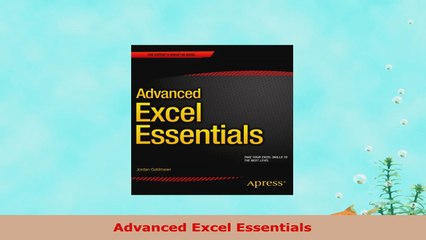 READ ONLINE  Advanced Excel Essentials
