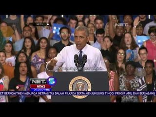 Obama Segera Pilih Hillary di Pemilu Awal - NET5