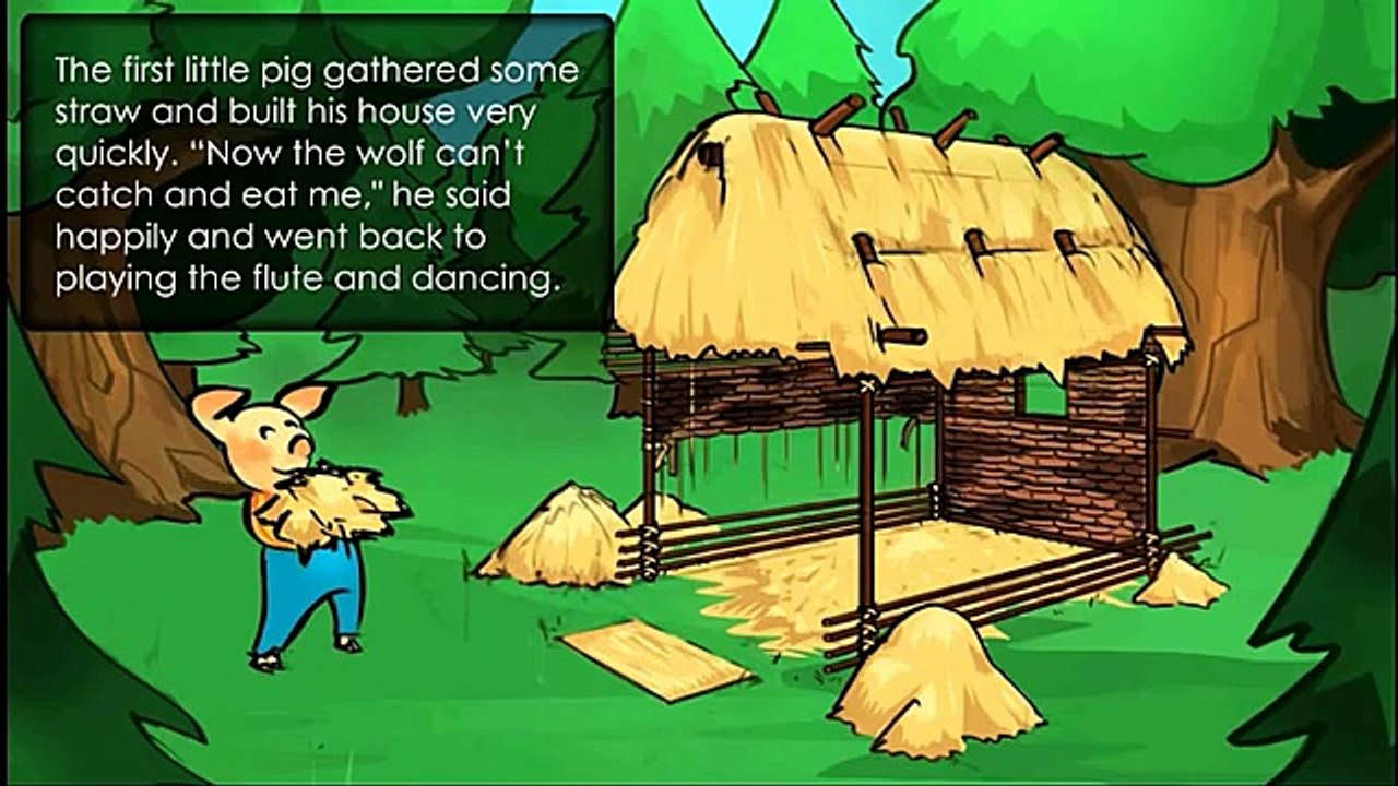The Three Little Pigs fairy tale