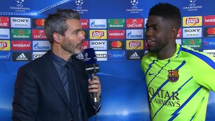 Champions League - 1/8 de finale - La réaction de Samuel Umtiti