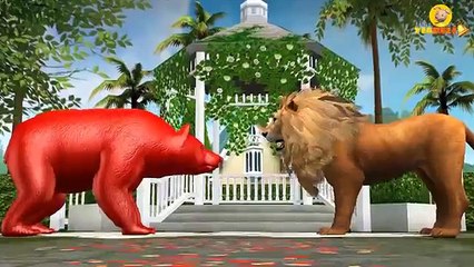 Flying Gorilla Vs Dinosaur Vs Crocodile Finger Family | Elephant Learning Colors Nursery R