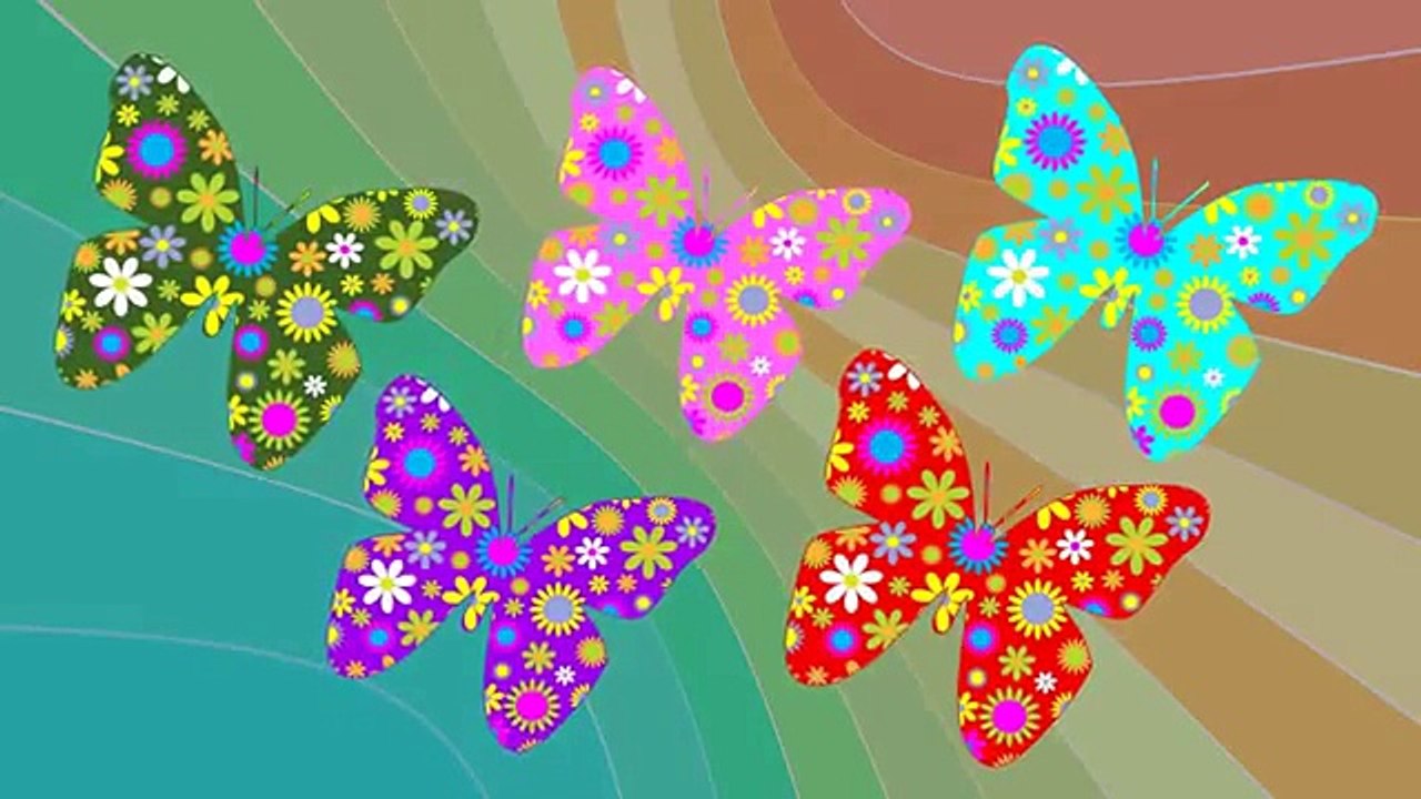 Butterfly Finger Family | 3D Nursery Rhymes For Kids And Childrens | Songs For Baby