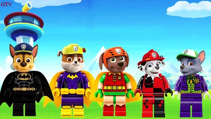 Лапа патруль прообразы в в Лего Бэтмен кино Персонажи палец Семья питомник рифмы