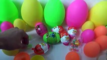 Учим цвета Пакман Киндер Джой сюрприз яйцами | учиться учить цвета для детей дети Ковылять