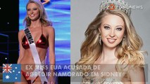 Ex Miss EUA acusada de agredir namorado em Sidney.