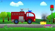 Las películas de dibujos animados sobre la máquina de escribir para niños a partir de 2 años. El coche de la POLICÍA, una AMBULANCIA, un camión de BOMBEROS.