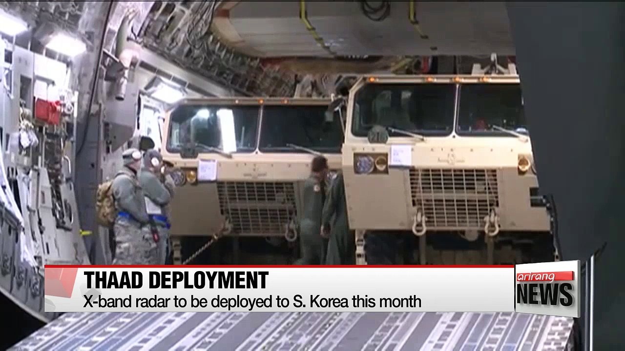 THAAD radar to be deployed to S. Korea this month