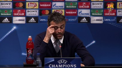 Luis Enrique: “Es una noche difícilmente explicable con palabras”