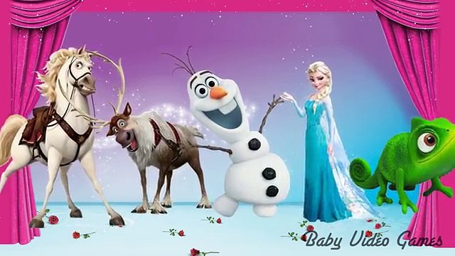 Princess Rhymes | Frozen Elsa & Anna Tangled Rapunzel Brave Merida Finger Family Songs