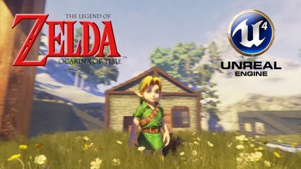 O ZELDA MAIS BONITO QUE VOCÊ JÁ VIU!!! - Zelda Unreal (Fan Made)