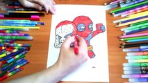 Deadpool Nuevas Páginas para Colorear para los Niños de Colores Superhéroes para Colorear marcadores de colores rotuladores
