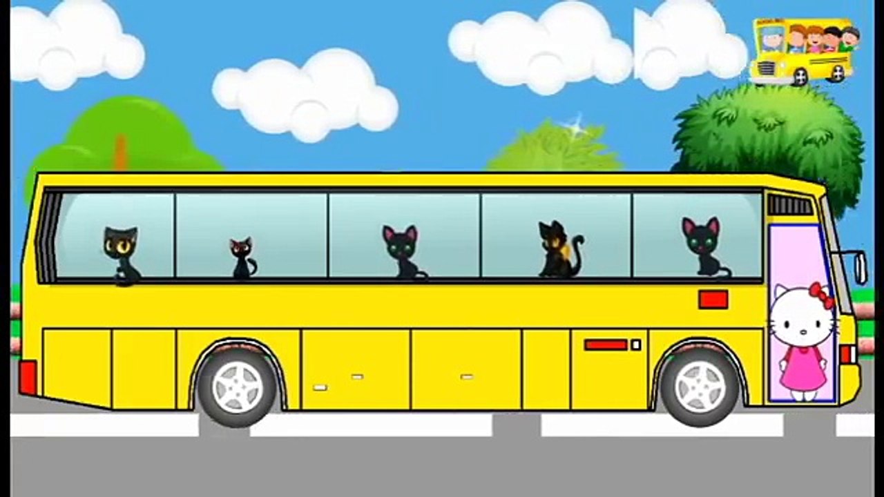 KITTY Wheels On The Bus Go Round And Round Kids Songs