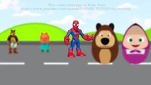 #Superhéroes Huevos Sorpresa Para los Niños de #Spiderman Camiones Para Niños #Colores para que los Niños