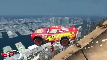 IRON MAN and Mickey Disney meets Lightning MCQUEEN CARS! Custom Red Color Disney Pixar Cars