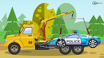 Bulldozer adventures with Truck +1 hour kids videos compilation - cartoons for children