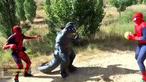 godzilla vs deadpool Godzilla is a dog !!! spiderman çizgi film türkçe izle. Playing with