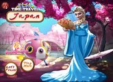 Elsa Time Travel Japan: Elsa Time Travel To Japan! Frozen Games | Kids Play Palace