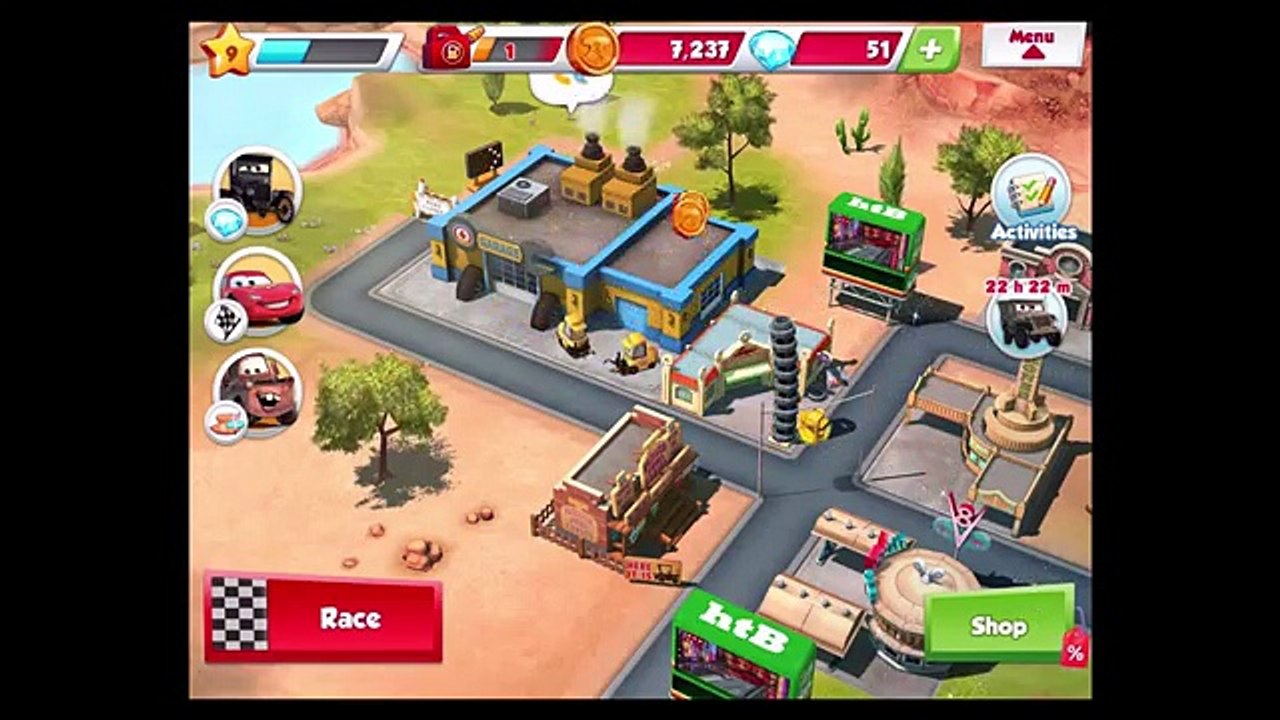 Cars: Fast as Lightning - All Cars Characters Walkthrough / Unlock / Tracks [Lets Play]