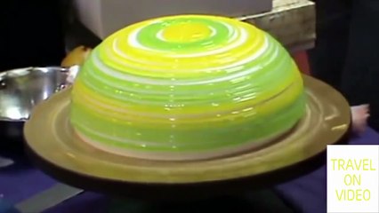 Make cream cakes with ceramic style