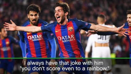 Enrique stunned Sergi Roberto gets the glory