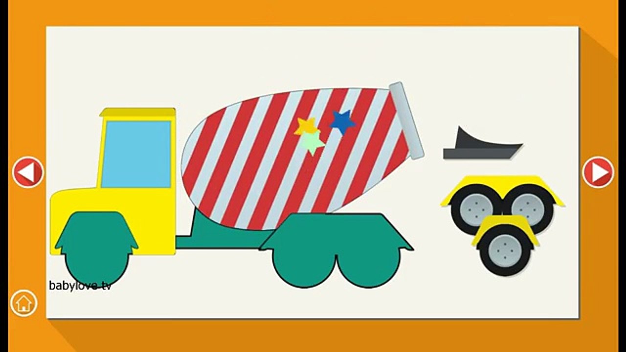 Kids Puzzles Cars and Trucks / Машинки пазлы для детей