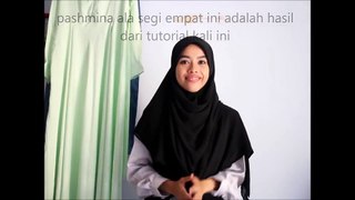 Hijab Syar'i Tutorial  wide shaw   triadilah