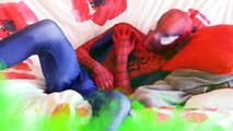 Spiderman Snake Prank vs Frozen Elsa Fart in Real Life ft Pink Spidergirl, Spiderbaby Merm