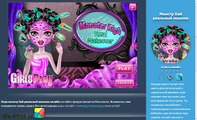 El juego MONSTER HIGH Real de maquillaje claudine! El JUEGO en LÍNEA para NIÑAS gratis! La pelcula de dibujos animados! #juegos