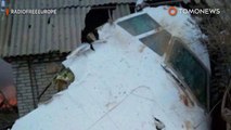 Avião de carga turco cai em aldeia do Quirguistão, deixando dezenas de mortos.
