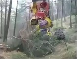 World most Amazing Videos -  Amazing tree cutting machine
