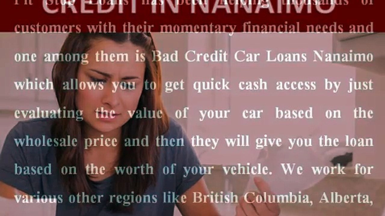 bad credit car loans in Nanaimo