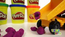 ​Play Doh Dump Truck CAT Caterpillar Construction Toys Mighty Machines Vehicles Playdough