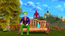 Fun Joker Iron Box Prank Spiderman Hulk Fails Compilation | SuperHeroes Finger Family Rhym