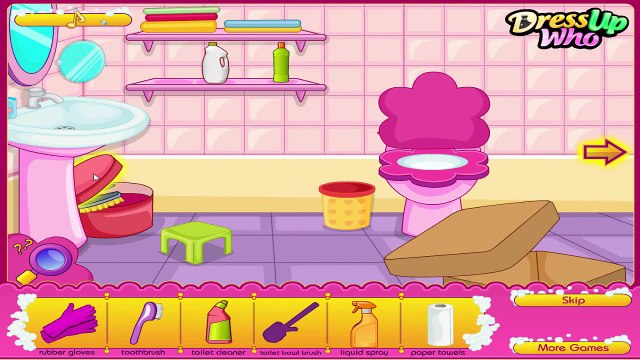 Dirty Toilet Game - Toilet cleaning - Cleaning game for kids