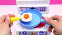 Play Doh Breakfast Café New Playdough Frying Pan Makes Play-Doh Waffles Eggs Bacon new To
