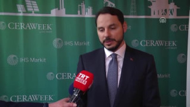 Enerji ve Tabii Kaynaklar Bakanı Albayrak, Aa'ya Konuştu - Houston