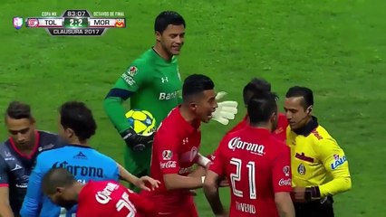 Toluca Got 3 Red Cards In 2 Minutes vs Morelia!